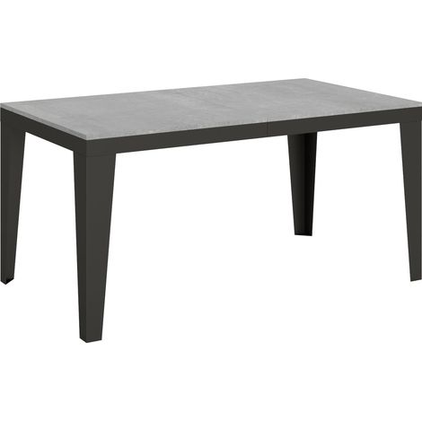 Tavolo Allungabile 160-420x90x77 cm Flame Evolution Cemento (1/5)