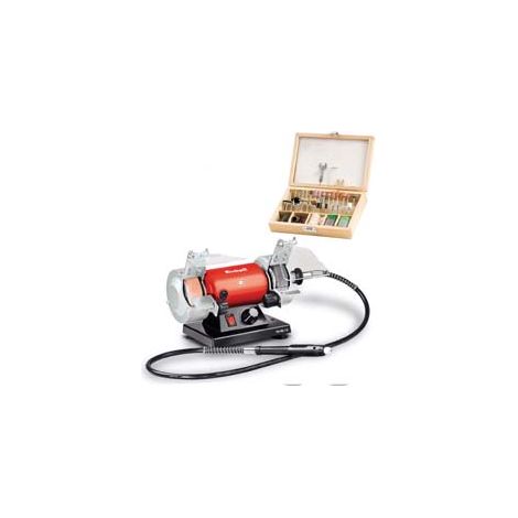 SMERIGLIATRICE DA BANCO DOPPIA MOLA E MINITRAPANO 150W (TCXG 75 KIT)    EINHELL
