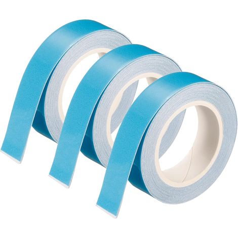 Lot de 3 rubans adhésifs lumineux foncés m x 1,25 cm (bleu) pour la décoration nocturne