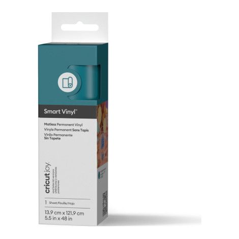 CRICUT SMART VINYL PERMANENT JOY 14X122CM 1 SHEET (MAT AQUA)