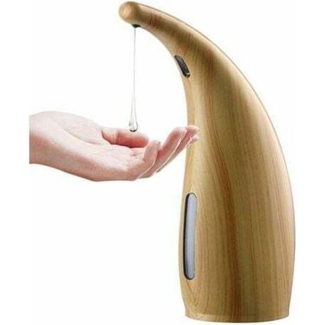Distributeur de savon automatique sans contact, distributeur de savon mains libres 300 ml, capteur de profondeur IP67, distributeur de savon liquide pour salle de bain, cuisine (1/5)