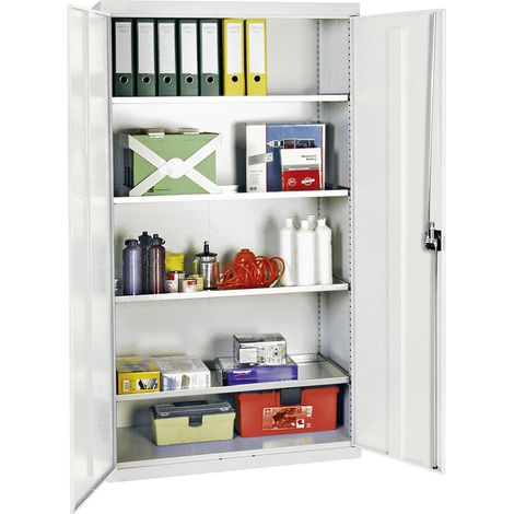 Stumpf Armoire à outils et matériaux Série 3000 gris clair + 4 étagères coulissantes continues - 3008007