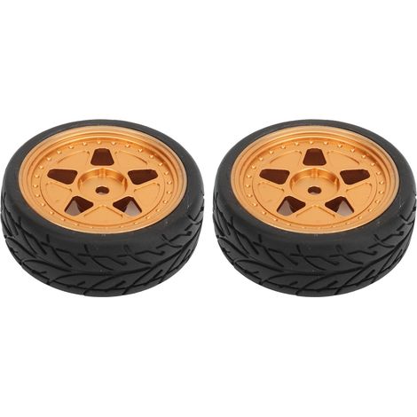 2 pneus et jantes de rechange pour voiture RC ZD Racing 1/16 S16 EX16 - Pièces de rechange pour voiture RC (1/5)