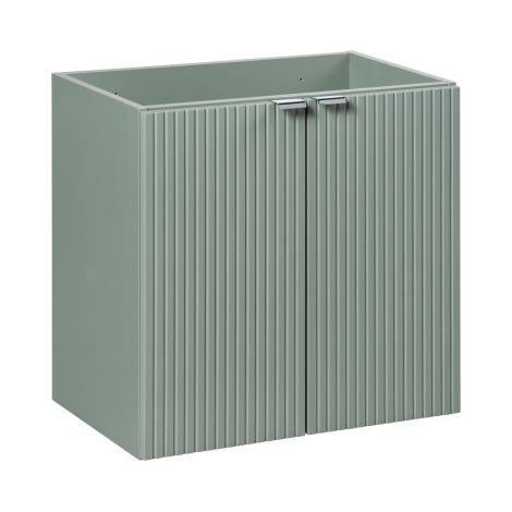 Meuble sous-vasque à portes 60 cm - H 57 x L 60 x P 39 cm - Vert Roseau - Livraison gratuite (1/5)