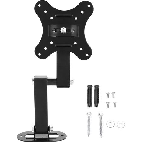 Support Mural Tv Orientable Et Inclinable 14-26 Pouces - Acier Robuste - Kit Installation Complet - Charge Max 10 Kg (1/5)