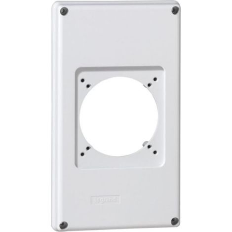 Legrand 57712 - Placca 1 foro per base 16A o 32A - P17 Tempra