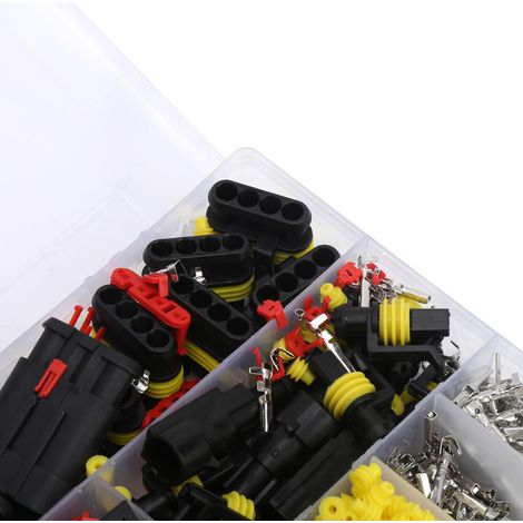 352 Pièces Connecteur Étanche Prise Automobile Électrique Kit Industriel (1/5)