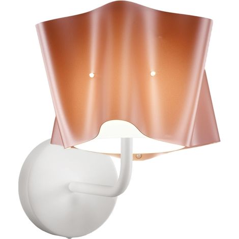 Applique Moderna Folio Polilux ® Rame E Metallo 1 Luce E27 (1/2)