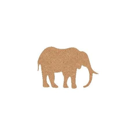 Décoration en bois - Eléphant - 15 cm - Marron - Mixte - Fabrication française