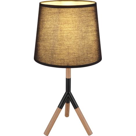 Globo - lámpara de mesa - Kikki - negro - metal - Ø 25cm - E27 - (1/5)