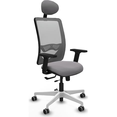 Chaise de bureau piqueras y crespo Zulema noir roulettes parquet (1/2)