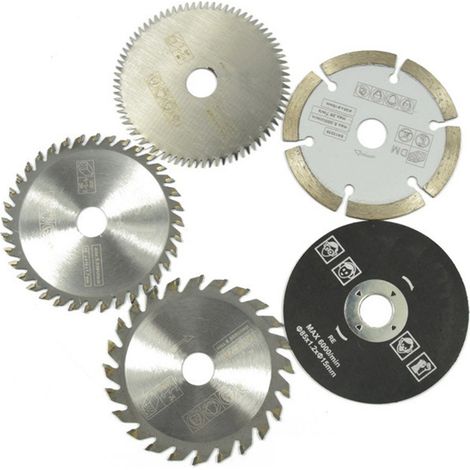 5 lames de scie circulaires miniatures en carbure de 85 mm de diamètre intérieur et 15 mm d'épaisseur pour outil de coupe (1/5)