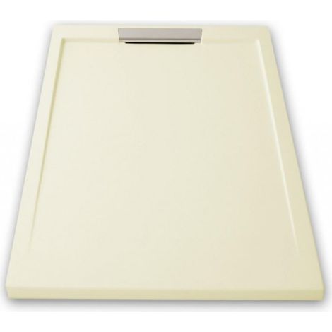 Receveur de douche extra plat NEO INOX Beige clair 80X100 (1/4)