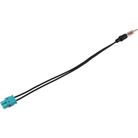Adaptateur Antenne Fakra Double - Pour Remplacement Autoradio - Compatible Audi A4 A5 A8 Q7 R8 TT Seat Ibiza Golf Passat - 25 cm (1/4)