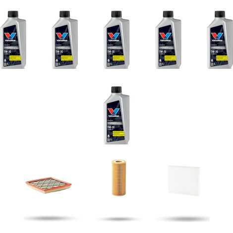 Kit tagliando 3 FILTRI e 6L OLIO compatibile con Volvo S80 II 2.5 T5 187Kw dal 2012 al 2016 (1/5)