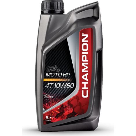 Aceite de motor Champion Moto HP 4T 10W60 1L MA2 semisintético (AKC)