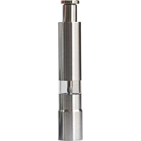 2 moulins à poivre manuels, inox (1/3)