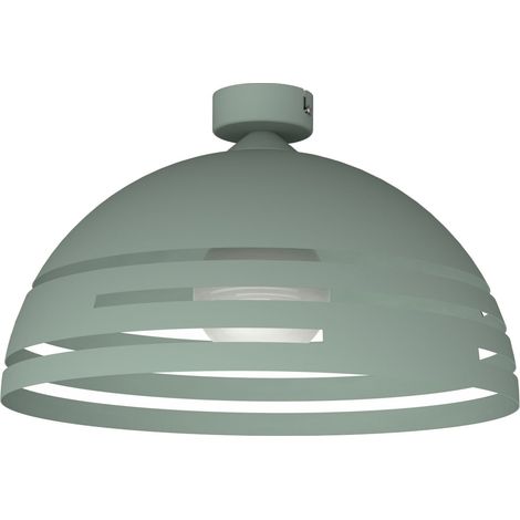 LUMICOM  CIRCUIT Plafoniera, 1XE27, max 42W, metallo, iceberg green, D40cm (1/4)