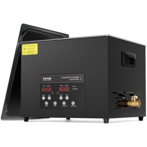 Nettoyeur à Ultrasons Numérique 15 L Machine de Nettoyage à (1/5)
