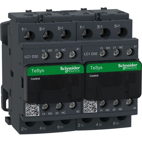 Contattore invertitore TeSys D 3P 32A AC-3 440V bobina 220Vca - LC2D32M7