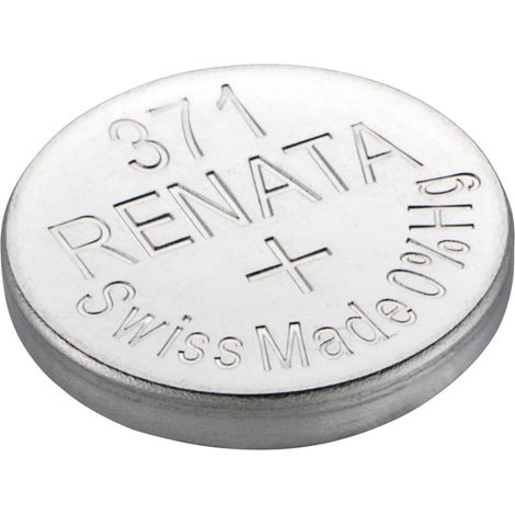 BATTERIA a BOTTONE  all'ossido d'argento 371 RENATA