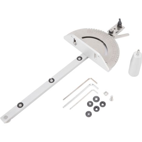 Guide d'onglet en acier inoxydable haute précision pour scie à table, accessoire de scie à établi. (1/5)