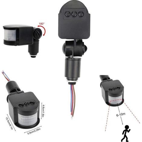 Automatic PIR Infrared Motion Sensor Switch DC 12V for LED Floodlight (1/5)