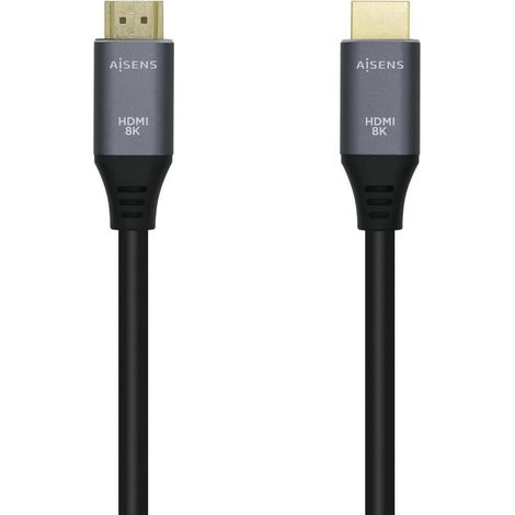 Cable HDMI Aisens A150-0425 Negro Negro/Gris 50 cm (1/4)