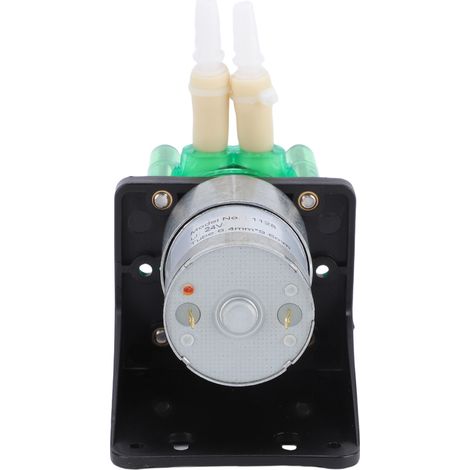 Pompe péristaltique 24V 250mA débit 500mL/min moteur à balais pour laboratoire, encre, aquarium, maison connectée, tube BPT inclus (1/5)