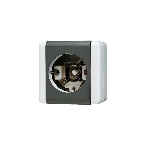 Jung Señal luminosa (sin caperuza), rosca E14, WG 800, grau 837-14 W