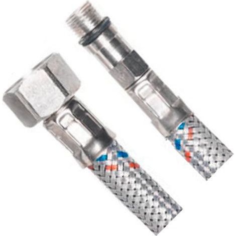 Tuyau flexible en acier inoxydable M10x3/8", (L) 60 cm (1/2)
