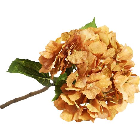 Bouquet D Hortensias Artificiels En Soie Décoration Mariage Maison Réaliste Lot De 1 (1/3)