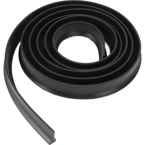 Bande d'étanchéité flexible auto-adhésive TPE pour douche, séparation humide-sec, salle de bain, noir, 3 mètres (1/5)