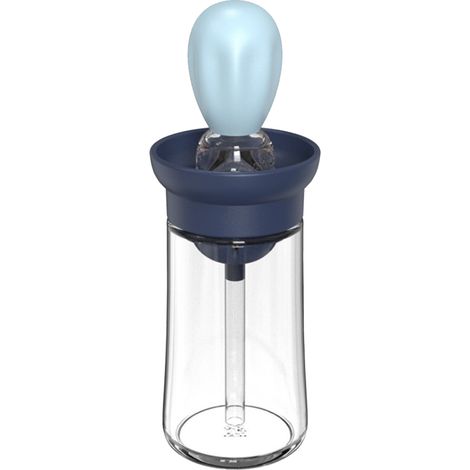 Bouteille d'Huile 2 en 1 avec Pinceau en Silicone pour Pâtisserie et Sauces, Récipient Doseur pour Cuisine (1/5)