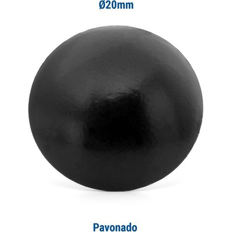 tachuela lisa. acero. para cubrir tornillería - heico acabado pavonado ( color:000000 100) (1/5)