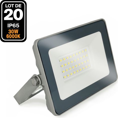 20 Projecteurs LED 30W ProLine Blanc froid 6500K Haute Luminosité (1/5)