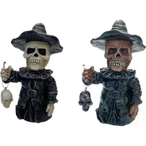 Décoration de crâne et chapeau de magicien pour la décoration intérieure C-- (1/5)
