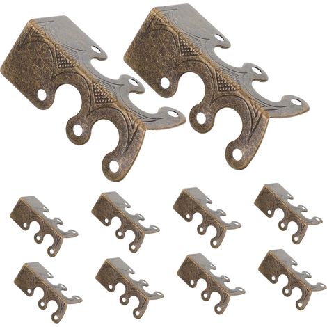 Protège-coins décoratifs style vintage pour boîtes en bois (1/5)