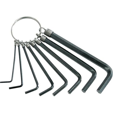 Chiavi esagonali mega 48012 acciaio utensile 12 pezzi