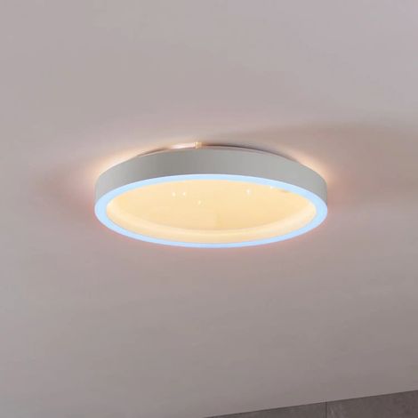 [NEUWERTIG] B-Ware Deckenleuchte Lampe Eglo Connect Montemorelos Z Led Rgbw Weiß App Steuerung