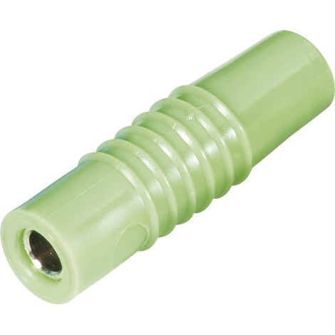 Schnepp KP 4000 S Laborbuchse Stecker, gerade Stift-Ø: 4 mm Grün 1 St.