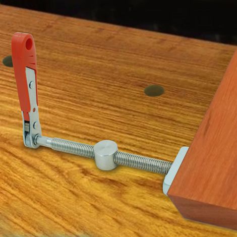 Accessoire de verrouillage pour étau d'établi de 19 mm pour le travail du bois, avec 2 étaux d'établi usinés avec précision CNC, adapté au travail du bois. (1/5)