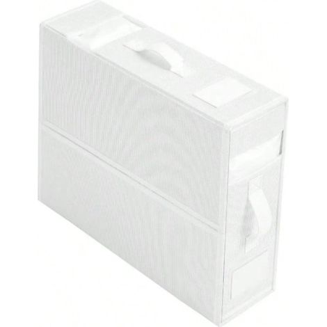 Organisateur Armoire Vetement,Organisateur Dressing avec Poignée, Rangement Sous Vetement, bed sheet storage box(Blanc)