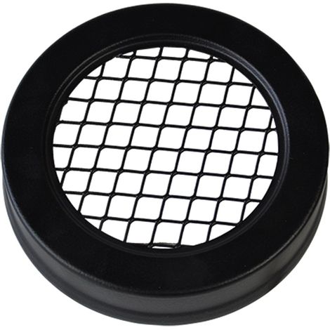 COPERCHIO CON GRIGLIA PER POSACENERE GETTACARTE colore nero