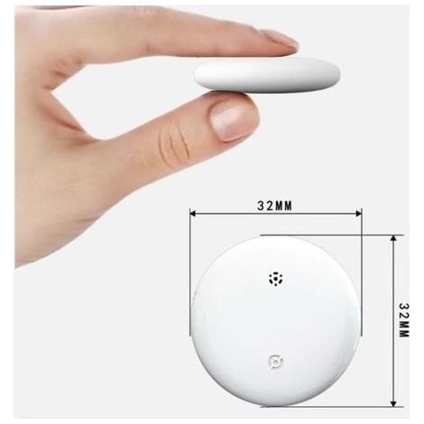 Airtag Android et Apple, Traceur GPS, Fonctionne avec l’app Google ou Apple Localiser, ImperméAble Bluetooth Localisateur GPS, Smart Tag pour Les Clés/Portefeuilles/Valises/Bagages/Enfant
