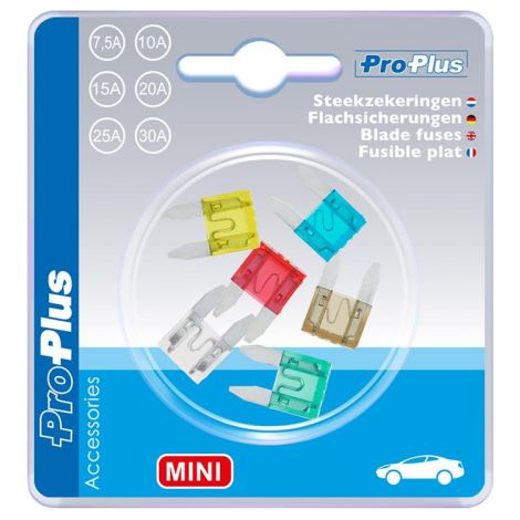 Flachsicherungen mini sortiert 6 stuck im blister (1/3)