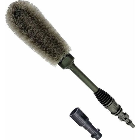 Brosse de nettoyage de roue de voiture - Adaptable pour Karcher K2 K3 K4 K5 K6 K7 - Accessoire de nettoyeur haute pression (1/5)