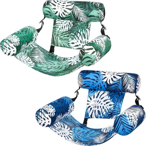 2 Pièces Fauteuil de Piscine Gonflable pour Adulte Fauteuil Gonflable Piscine Chaise Flottante Piscine Hamac Flottant Piscine Chaise Flottante Matelas Gonflable Piscine pour Fêtes Été Plage Lac Aquati (1/5)