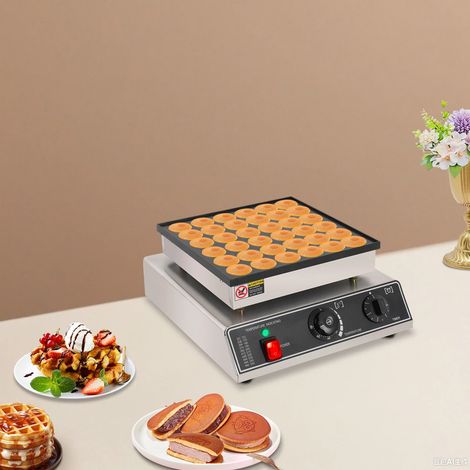 Haushalt 36 Grille 4,8 cm Waffel-Ofen, nicht klebrig beschichtete Muffin-Maschine, 220 V, 34,5  40,5  18,5 cm