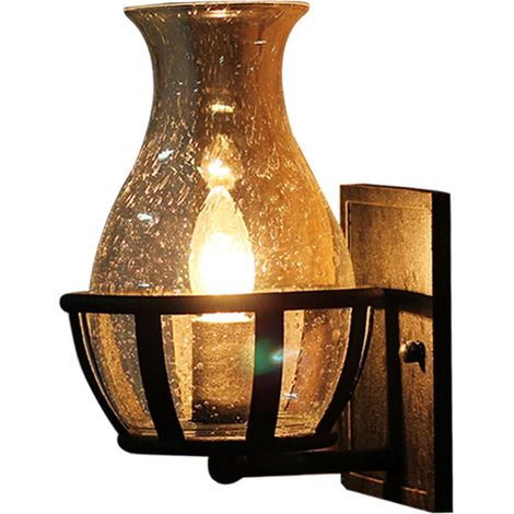 Vintage-Einmachglas – große Retro-Wandlampe (1/5)